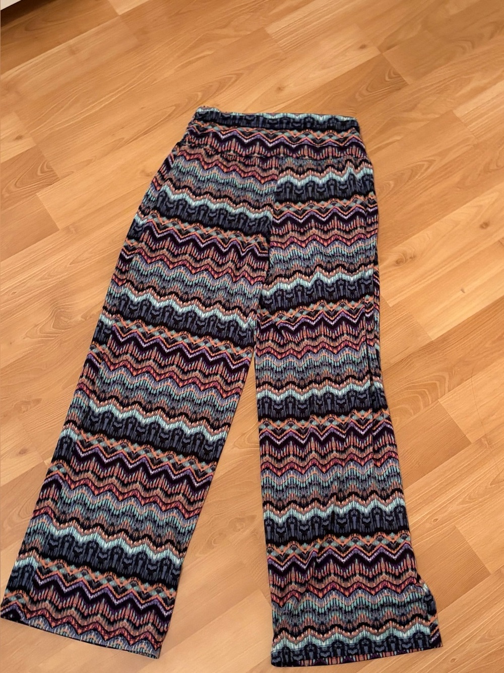 AB Studio Multicolor Palazzo Pant Size M